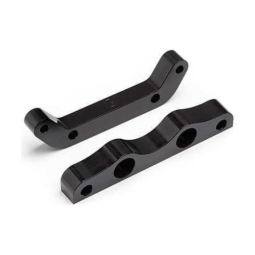 HPI 101769 Alum. Suspension Holder (3 Deg) 6061 Trophy Series (Black)