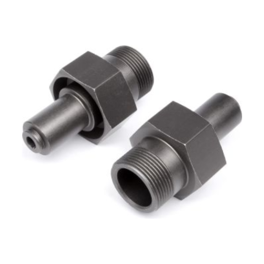 HPI 102156 24mm Front Hex Hub (Gunmetal/2Pcs)