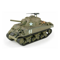 Henglong USA M4A3 Sherman RC RTR 1/16 Tank Metal Gearset HL-3898-1