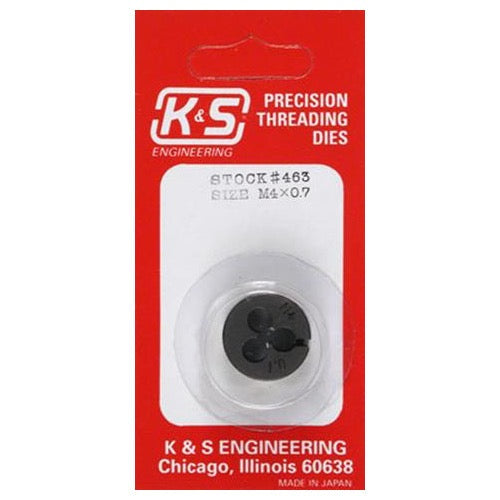 K&S Metals 463 0463 4mm Metric Die