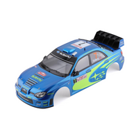 Killerbody 2007 Subraru Impreza WRC 1/10th Scale RC Blue Painted Body Shell 48762