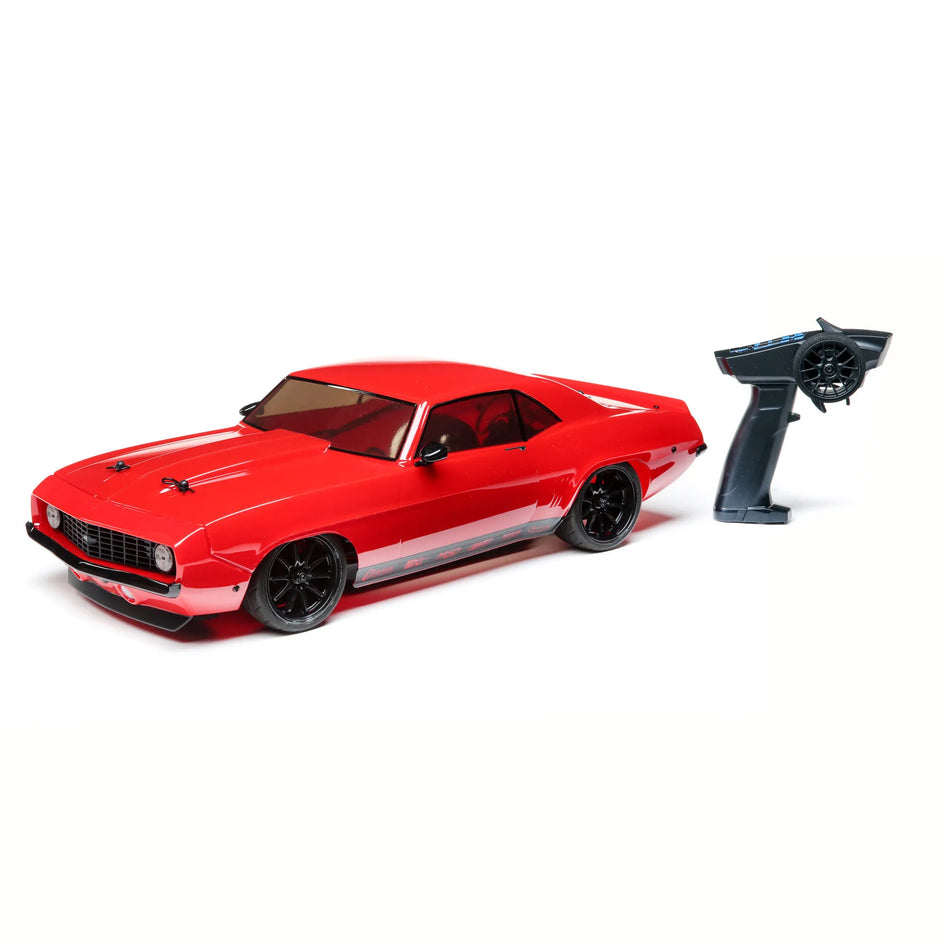 Losi 1969 Chevy Camaro V100 1/10 On-Road RTR RC Car Red LOS03033T1