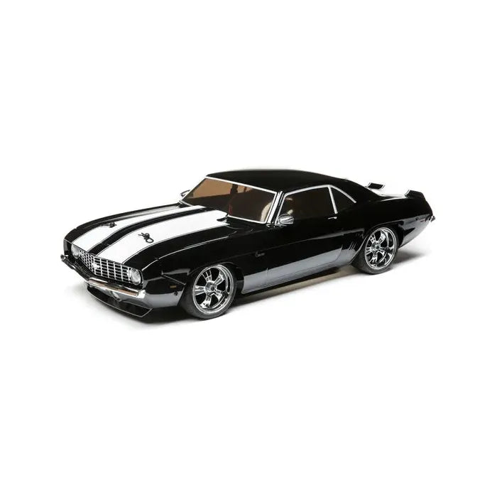 Losi 1969 Chevy Camaro V100 1/10 On-Road RTR RC Car Black LOS03033T2