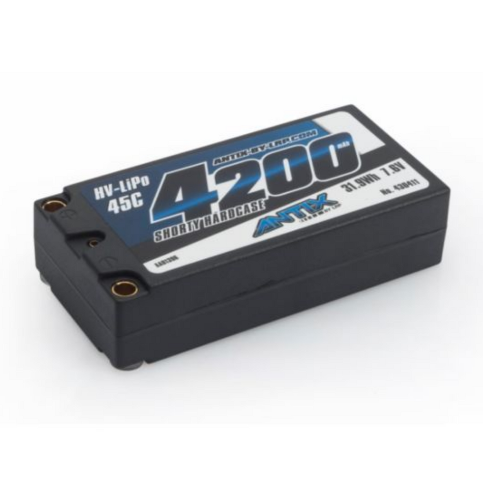 LRP ANTIX by LRP 4200mAh 2s LiPo Shorty GRAPHENE 7.6V LiHV 45C 430411