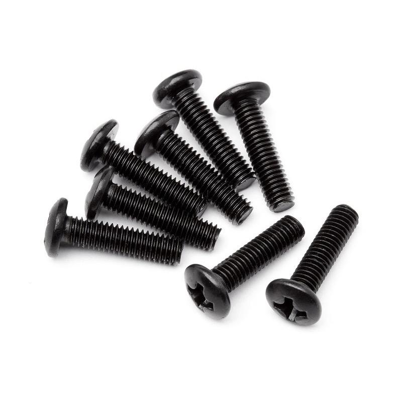 Maverick MV25035 Button Head Screw M3 x 12 8pc