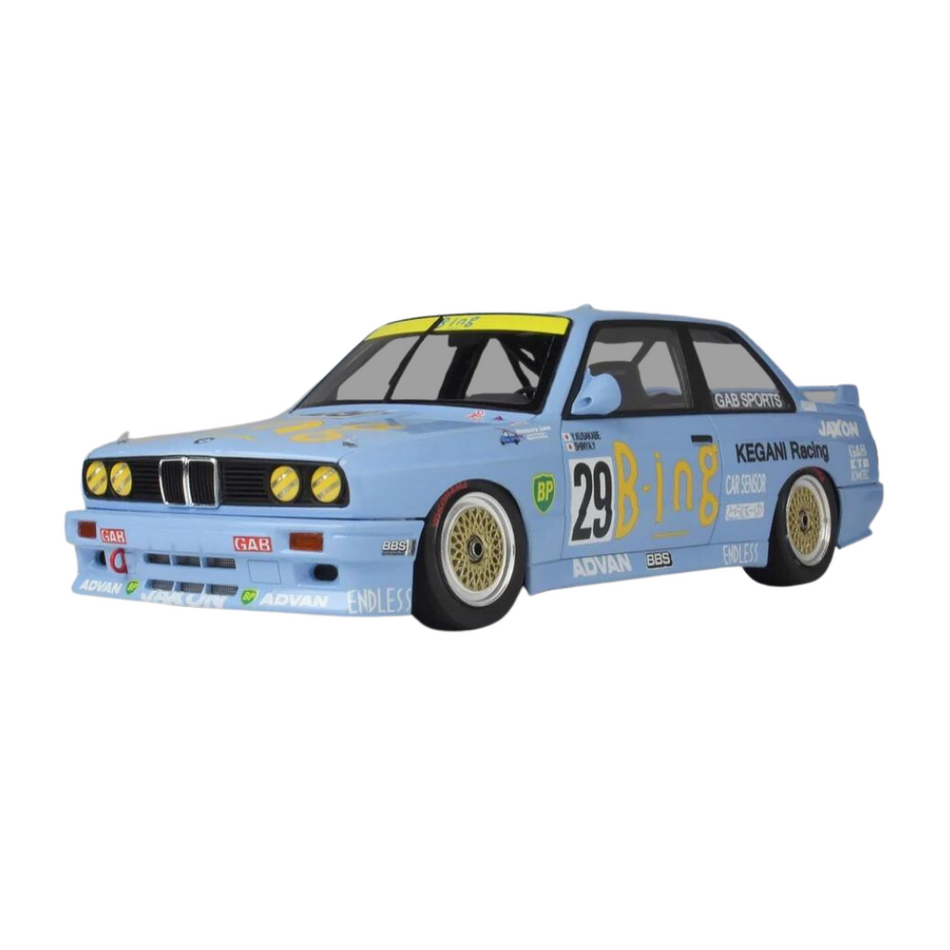 Nunu 1/24 BMW M3 E30 JTC 1990 InterTEC Class Winner Plastic Model Kit 24019