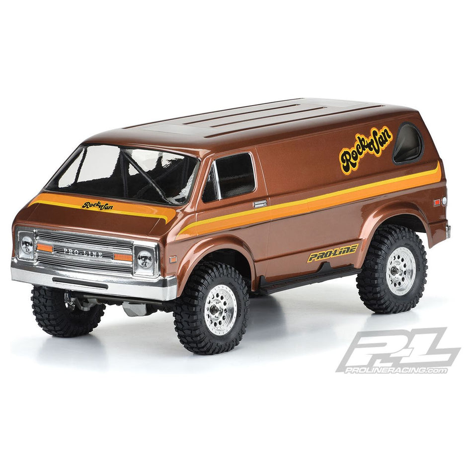 Proline 70's Rock Van Clear Body for 12.3" (313 Mm) Wheelbase Scale Crawlers - PR3552-00