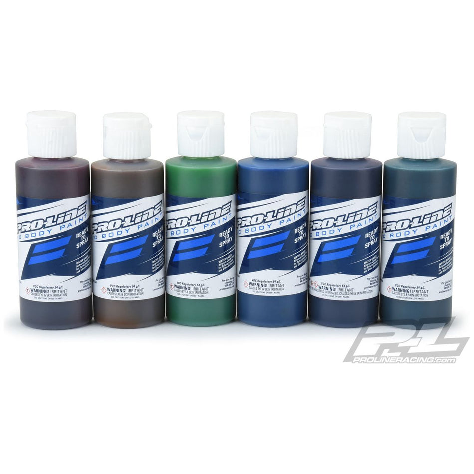 PRO-LINE RC BODY PAINT CANDY SET (6 PACK) - PR6323-07