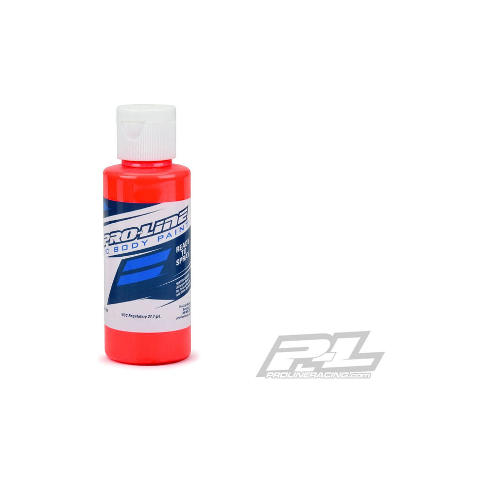 PROLINE POLYCARBONATE RC BODY PAINT - FLUORESCENT RED - 60ml - PR6328-00