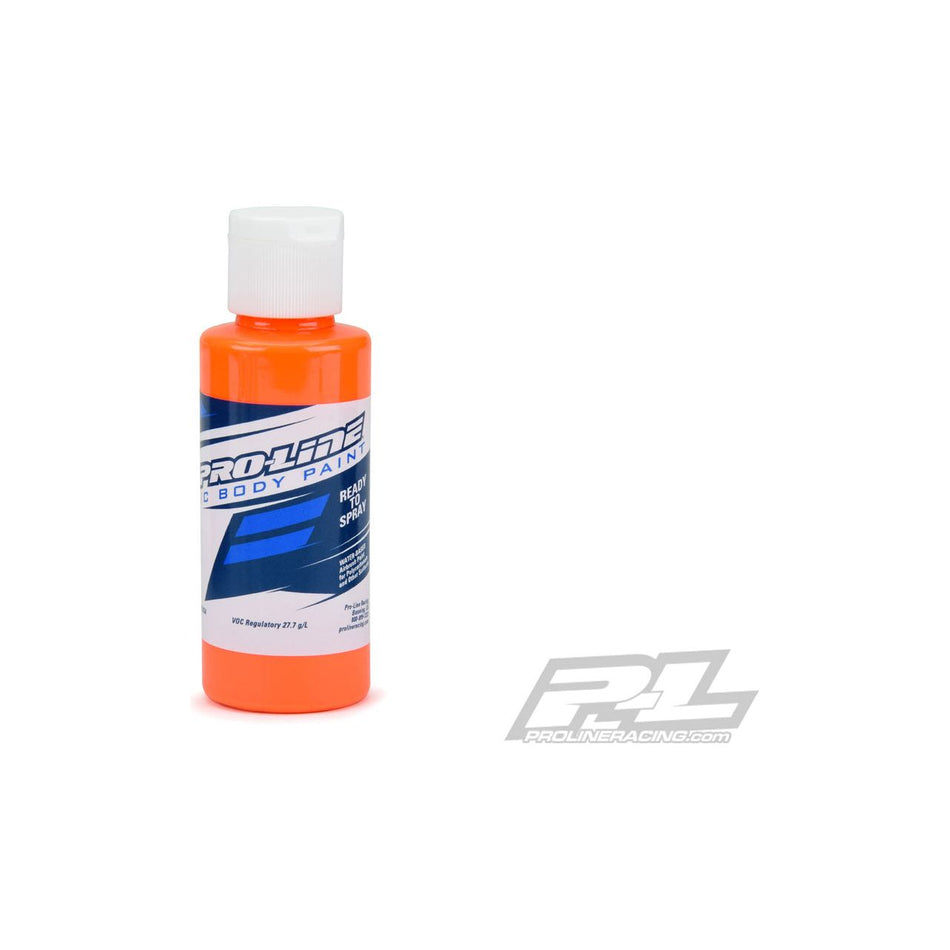 PROLINE POLYCARBONATE RC BODY PAINT - FLUORESCENT ORANGE - 60ml - PR6328-01