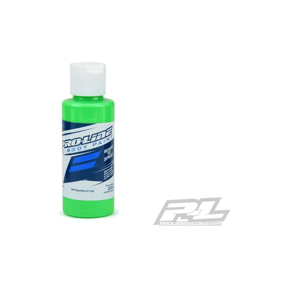 PROLINE POLYCARBONATE RC BODY PAINT - FLUORESCENT GREEN - 60ml - PR6328-03