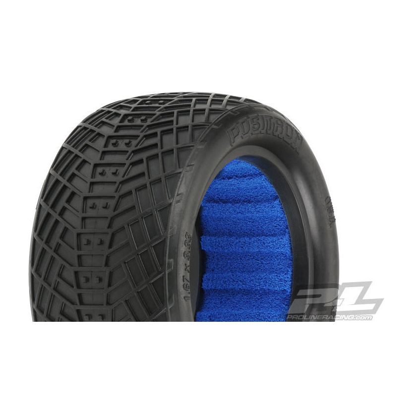 PROLINE POSITRON 2.2IN MC (CLAY) REAR BUGGY TYRE 2PCS - PR8256-17