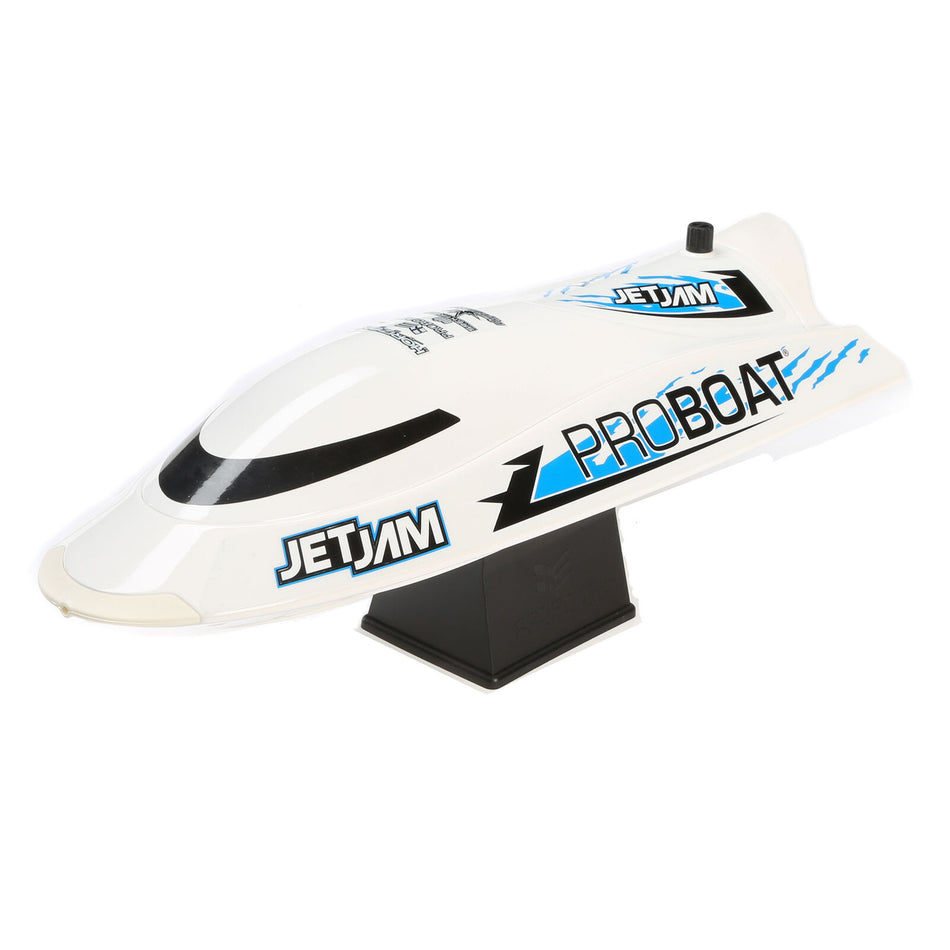 Jet Jam 12" Self-Righting Pool Racer Brushed RTR, White PRB08031T2