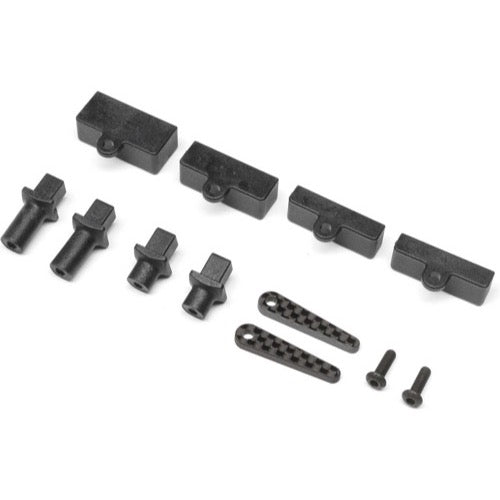 TLR TLR231102 Carbon Tab Battery Mount Set 22X-4