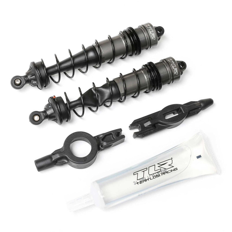 TLR TLR243049 123mm Assembled Rear Shock Set 8X