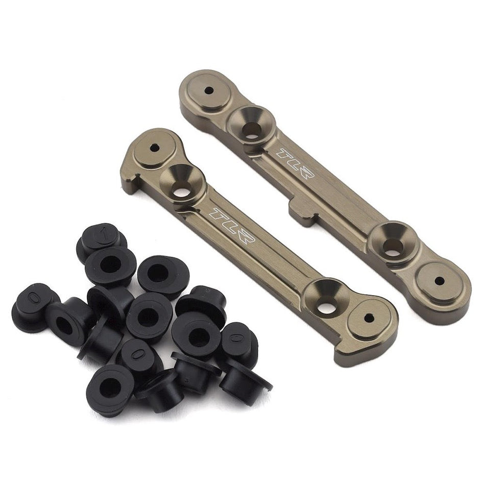 TLR TLR244050 Adjustable Rear Hinge Pin Brace with Inserts 8X Elite