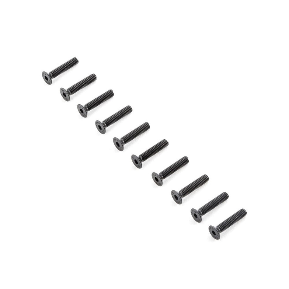 TLR TLR255014 Flat Head Screws M4x20mm 10pc 8X Elite