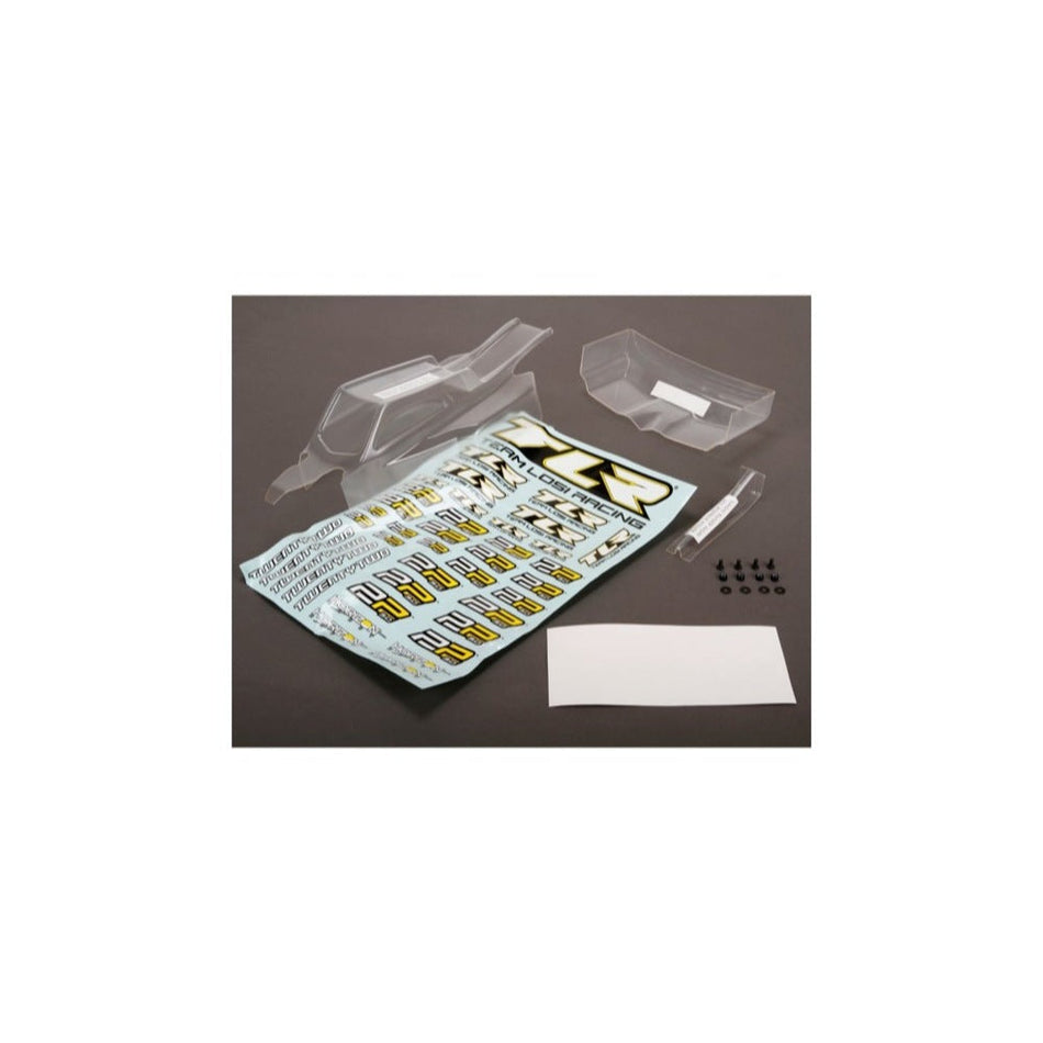 TLR 330007 Ultra Light Weight Body w/ Wing, Stickers, 22 3.0*