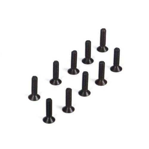 TLR 5958 Flathead Screws, M2 x 8mm (10)