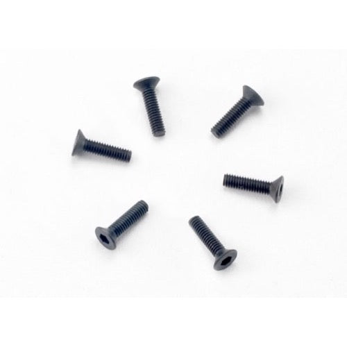 Traxxas 2523 Screws 2.5 x 10mm Countersunk Machine (Hex Drive) 6pc
