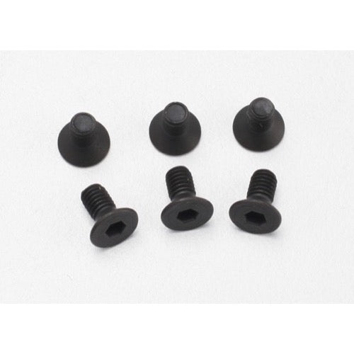Traxxas 2534 Screws 3 x 6mm Countersunk Machine (hex drive) 6pc