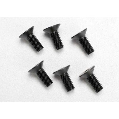 Traxxas 2535 Screws 4 x 10mm countersunk Machine (Hex Drive) 6pc