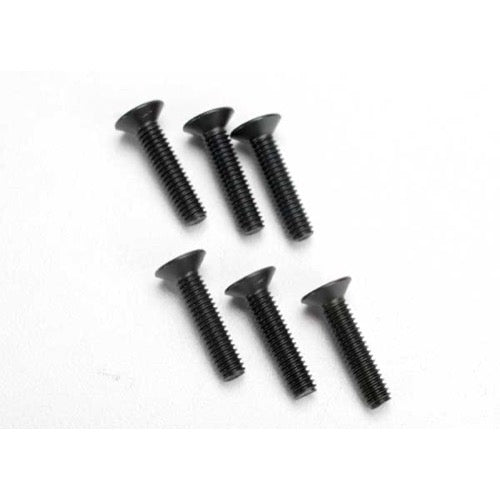 Traxxas 2547 Screws 4 x 18mm countersunk Machine (Hex Drive) 6pc