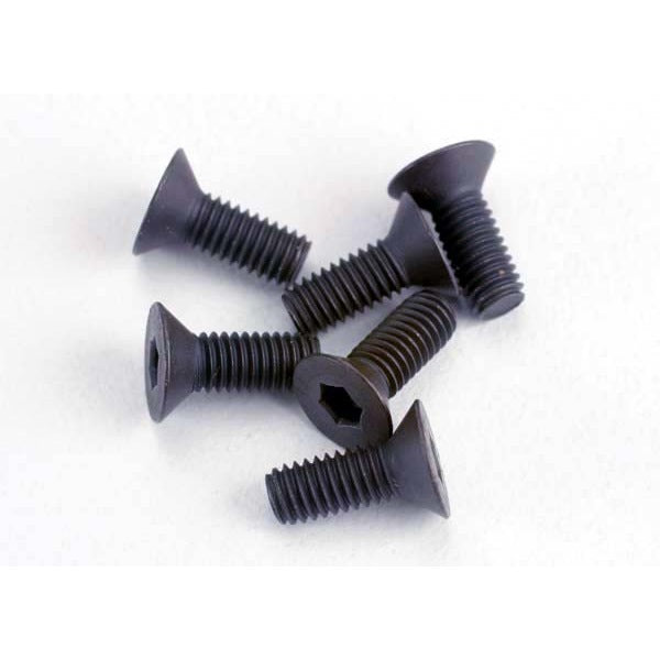 Traxxas 2550 Counter Sunk Screws 3x8mm 6pce