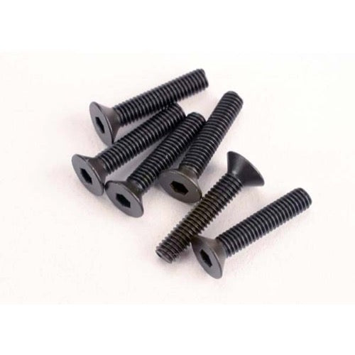 Traxxas 2553 Screws 3x15mm Countersunk Machine Hex Drive 6pc