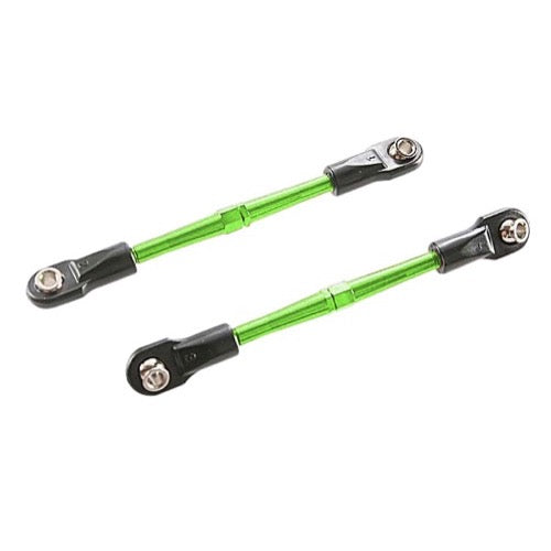 Traxxas 3139G Turnbuckles Aluminium with Toe Links 59mm Assembled Green 2pc