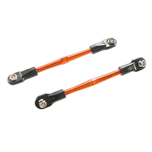 Traxxas 3139T Turnbuckles Aluminium with Toe Links 59mm Assembled Orange 2pc