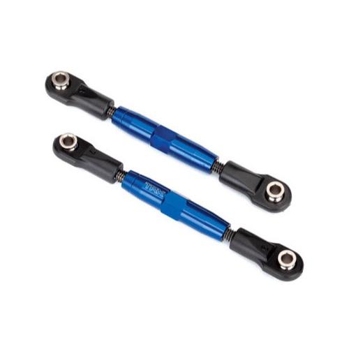 Traxxas 3643X Camber Links Front Tubes Blue-Anodized 7075-T6 Aluminium 83mm 2pc / Rod Ends 4pc / Wrench 1pc
