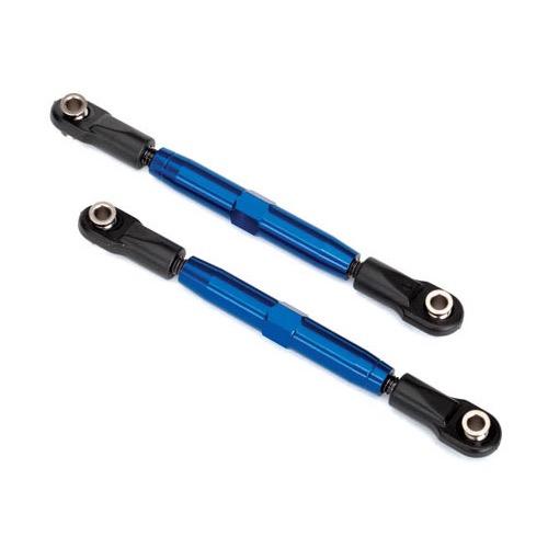 Traxxas 3644X Camber Links Rear Tubes Blue-Anodized 7075-T6 Aluminium 83mm 2pc / Rod Ends 4pc / Wrench 1pc
