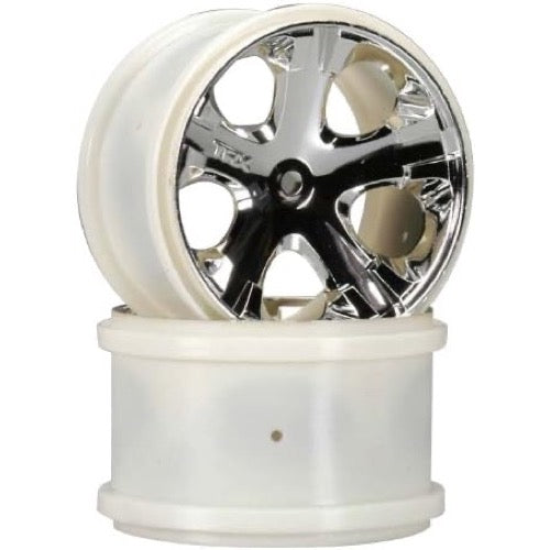 Traxxas Rear All Star Wheels 2.8 inch Chrome 2pc 3772 – OZRC