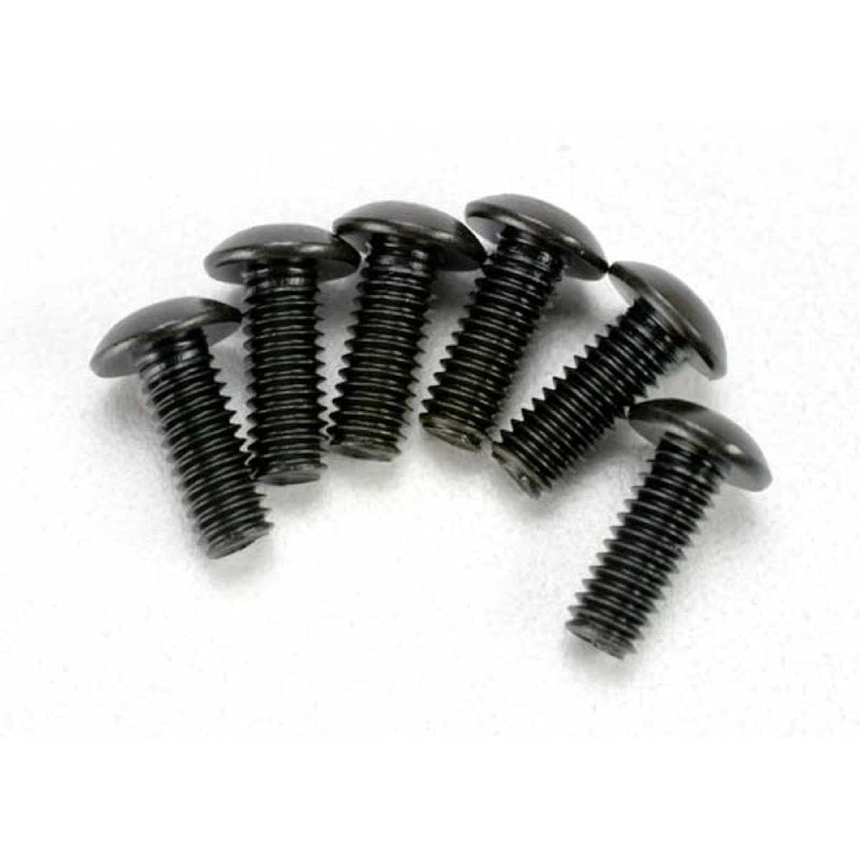 Traxxas 3937 Screws 4x12mm button head machine (hex drive) 6pc