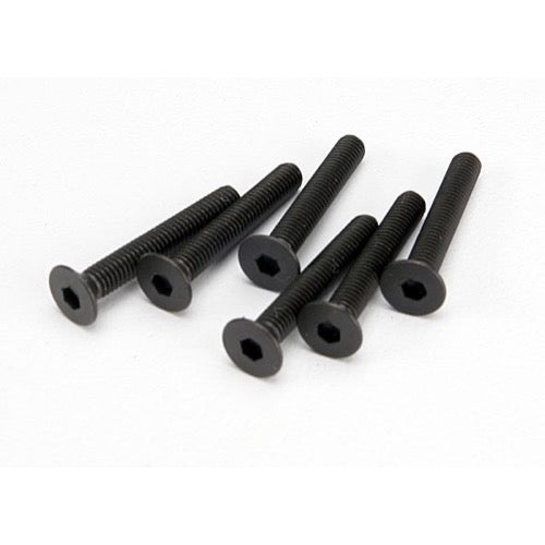 Traxxas 4857 Screws 3 x 20mm Countersunk Hex Drive 6pc