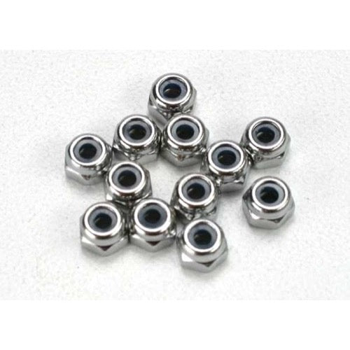 Traxxas 5158 Nuts 2.5mm Nylon Locking 12pc