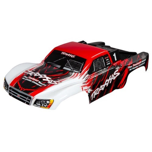 Traxxas 5824R Slash 4WD Body Decals Applied Keegan Kincaid Red