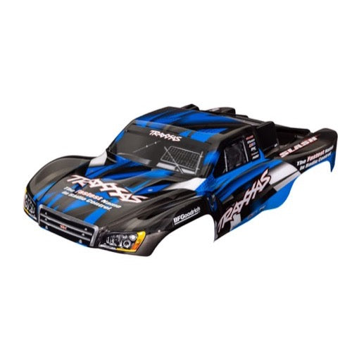 Traxxas 5851X Slash 2WD Body Decals Applied Blue