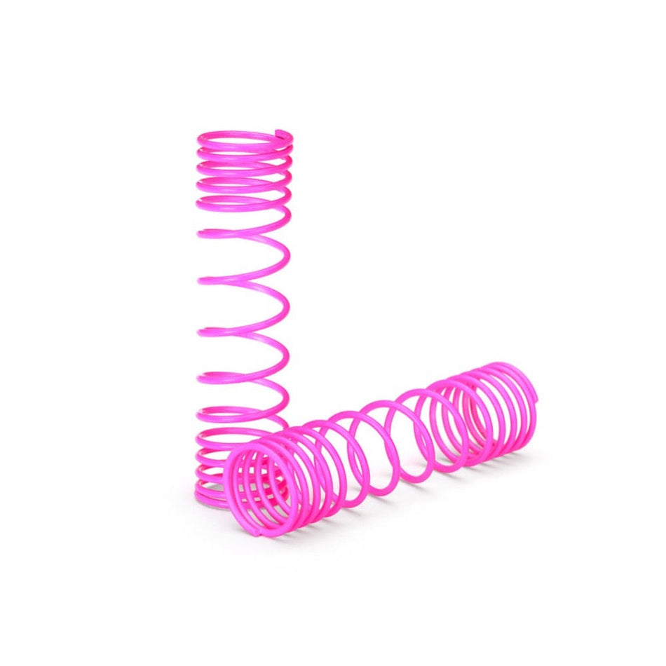 Traxxas 5858P Ultra Shock Rear Springs Progressive Rate Pink 2pc