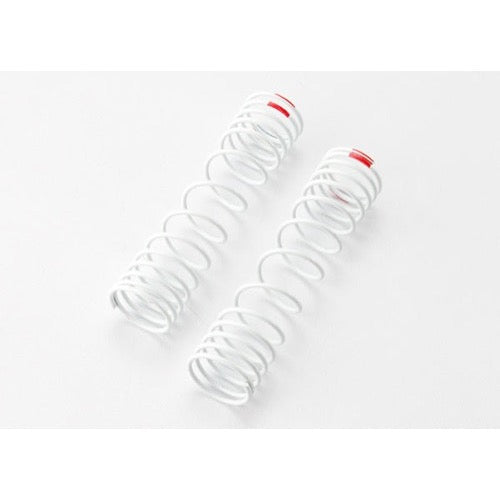 Traxxas 5859 Springs, rear (white) (progressive rate) (2) (fits 5862 aluminum Big Bore shocks)