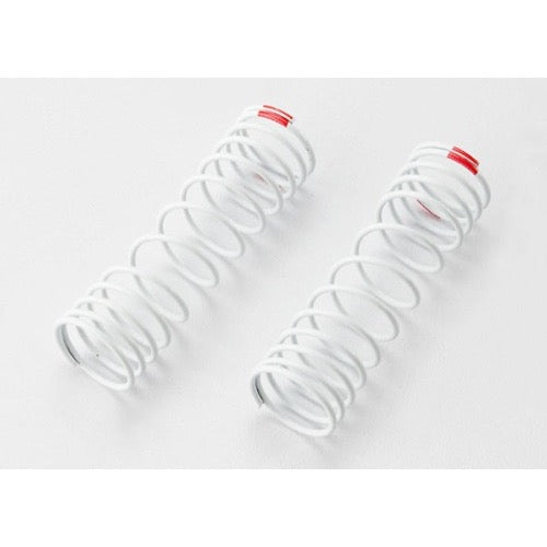 Traxxas 5860 Springs, front (white) (progressive rate) (2) (fits 5862 aluminum Big Bore shocks)