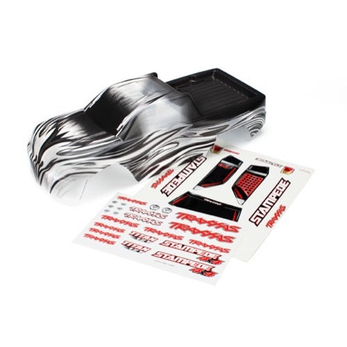 Traxxas 6714 Stampede 4X4 ProGraphix Body with Decal Sheet Clear