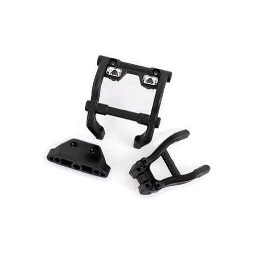 Traxxas 6777X 4WD Stampede Wheelie Bar Mounts with Rear Skidplate (for LED light kit installation)