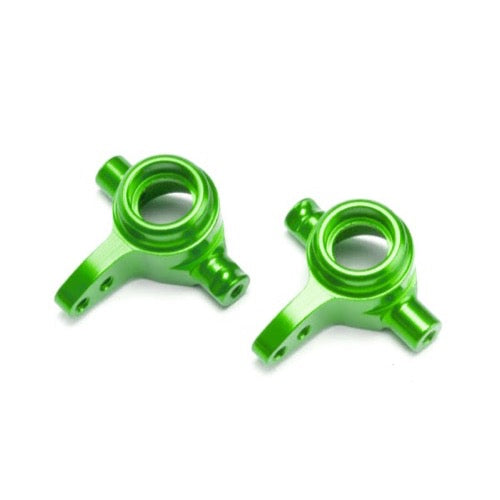 Traxxas 6837G Left and Right Steering Blocks 6061-T6 Aluminium Green