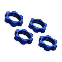 Traxxas Blue Wheel Alloy Nuts Splined 17mm for XRT X-MAXX SLEDGE 4pc 7758