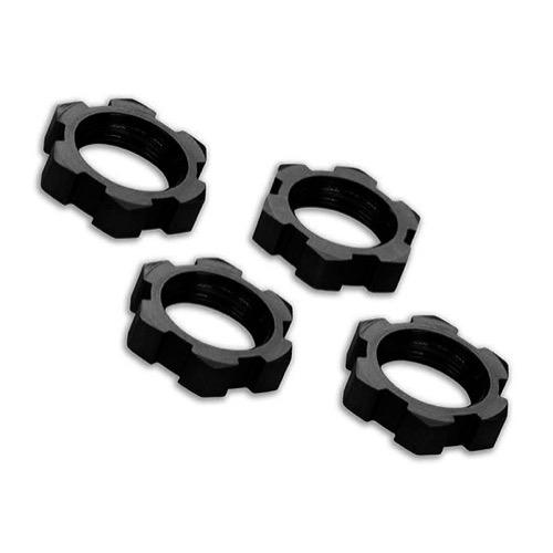 Traxxas 7758A Wheel Nuts Splined 17mm Black-Anod 4pc