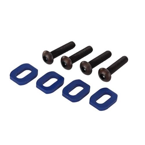 Traxxas 7759 Washers Motor Aluminium 18mm 4pc Blue