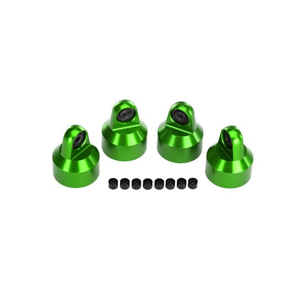 Traxxas 7764G Shock Caps Aluminium Green-Anodized