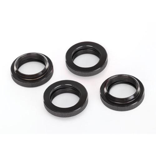 Traxxas 7767X Spring Retainer Adjuster PTFE-Coated Alum GTX Shocks 4pc Assembled with ORing